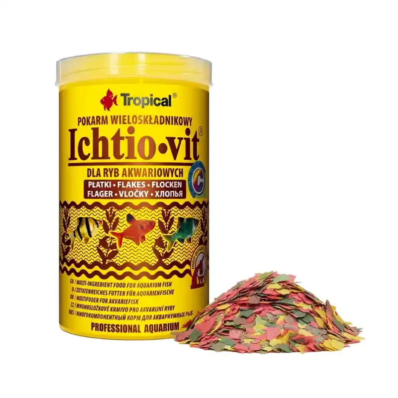 Zamów teraz TROPICAL Ichtio-Vit - uniwersalny pokarm dla ryb akwariowych