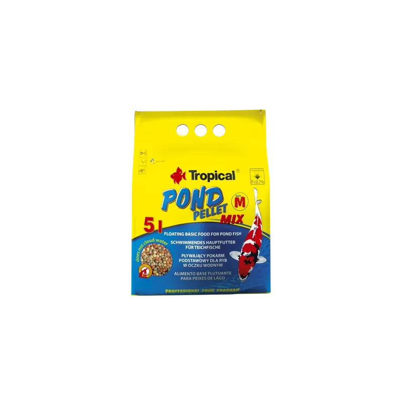 TROPICAL Pond Pellet Mix Size M 5 L/550 G WOREK Bestseller