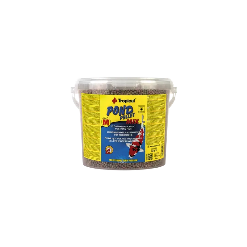 TROPICAL Pond Pellet Mix Size M 5 L/550 G WIADRO Najlepsza cena