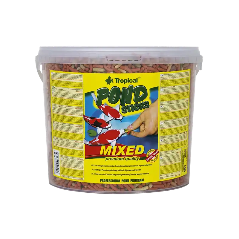 Nie przegap TROPICAL Pond Sticks Mixed 5 L/430 G WIADRO