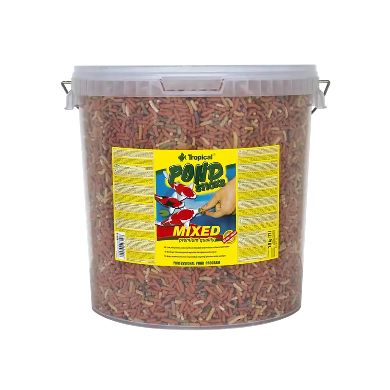 Zamów dziś TROPICAL Pond Sticks Mixed 21 L /1,6 KG WIADRO