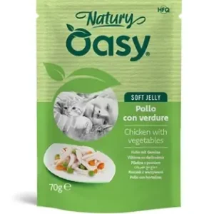 Oferta limitowana OASY Natury Soft Jelly Kurczak z warzywami 70g