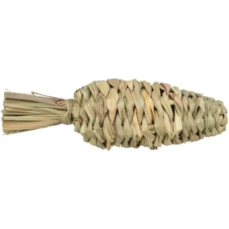 Bezpieczna płatność TRIXIE Marchew, zabawka, dla gryzoni, z trawy, 20 cm/6 cm
