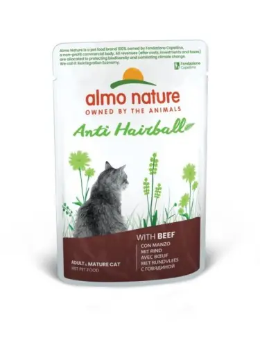 Dodaj do koszyka ALMO NATURE HOLISTIC FUNCTIONAL ANTI-HAIRBALL - z wo艂owin膮 70g