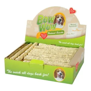 Dostępne od ręki BOW WOW Pa艂eczka ze 偶waczami, 偶urawin膮 i dzik膮 r贸偶膮 1szt