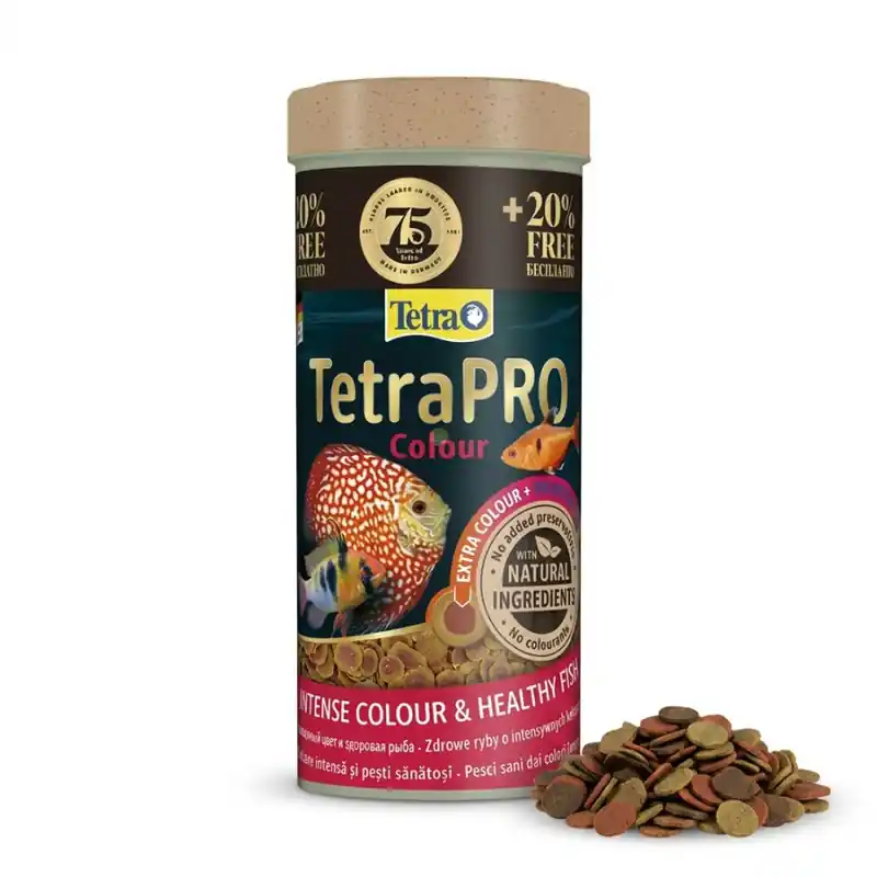 Darmowy zwrot Pokarm dla ryb 250 ml TetraPro Colour Tetra