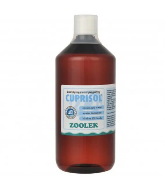 Zoolek Cuprisol (Mycocid) 1000ml – preparat na pleśń i Oodinium w akwarium Taniej