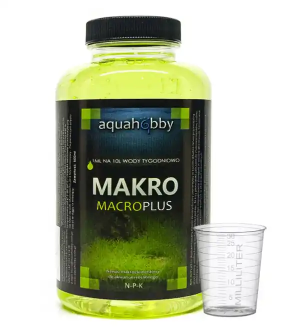 AQUA HOBBY MACRO PLUS 500ml nawóz makro elementowy Nowość