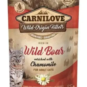 Darmowy zwrot CARNILOVE For Adult Cat Wild Boar z Dzikiem 85g