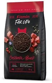 FITMIN CAT FOR LIFE Adult Castrate Wo艂owina dla kot贸w 1,8kg Promocja