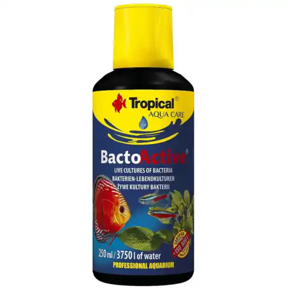 Popularny Tropical Bacto-Active 250ml Żywe kultury bakterii - Biostarter do akwarium