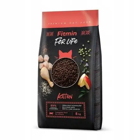 Oferta FITMIN CAT FOR LIFE Kitten Kurczak dla koci膮t 1,8kg