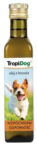 TROPIDOG Olej z 艁ososia Wzmocniona odporno艣膰 250 ml Bezpieczna płatność
