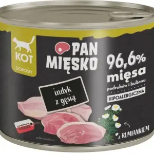 Kup teraz PAN MI臉SKO Indyk z G臋si膮 dla kota 200g
