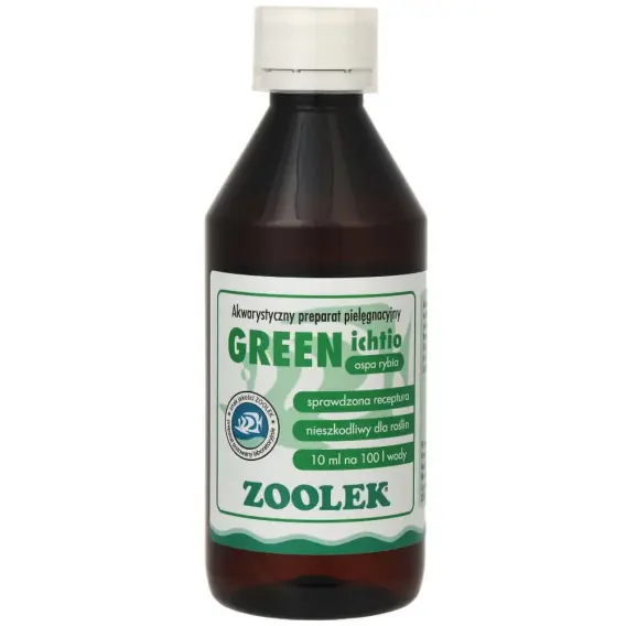 Zoolek Green Ichtio 250 ml – preparat na ospę rybią (białe kropki) Kup teraz