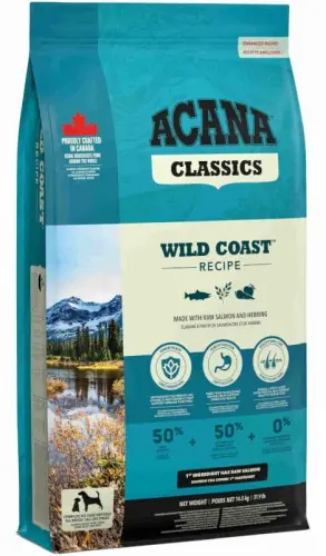 Bezpieczna płatność Acana Classics Wild Coast 14,5kg