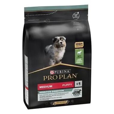 Kup teraz PURINA PRO PLAN Puppy Medium Sensitive Digestion Jagni臋cina 3kg