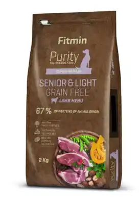 Oferta FITMIN PURITY Senior & Light Jagni臋cina 2 kg