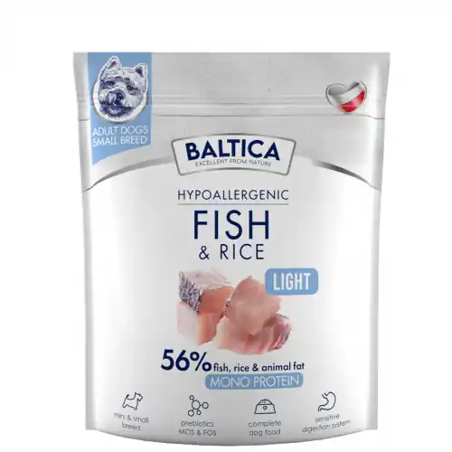 Super okazja BALTICA Light Adult Small S Ryba z Ry偶em 1kg