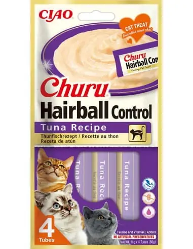 INABA Ciao Churu Hairball Control Tu艅czyk 4 x 14g Niska cena