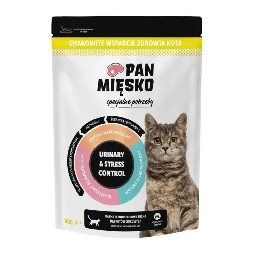 Szybka dostawa Pan Mi臋sko Specjalne potrzeby Urinary & Stress Control - Indyk (doros艂y) chrupki M 800 g