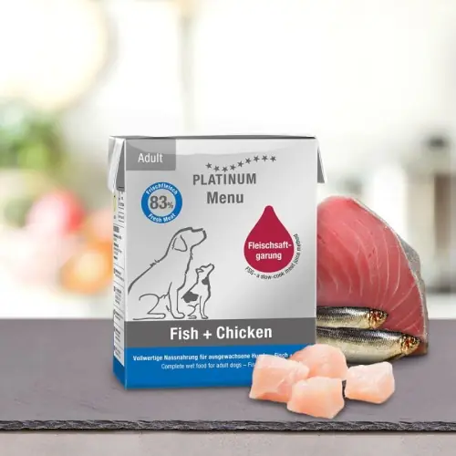 Ostatnia szansa PLATINUM Menu Adult Fish+Chicken 375g