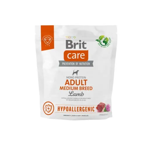 BRIT CARE ADULT MEDIUM Jagni臋cina 1kg Zamów teraz