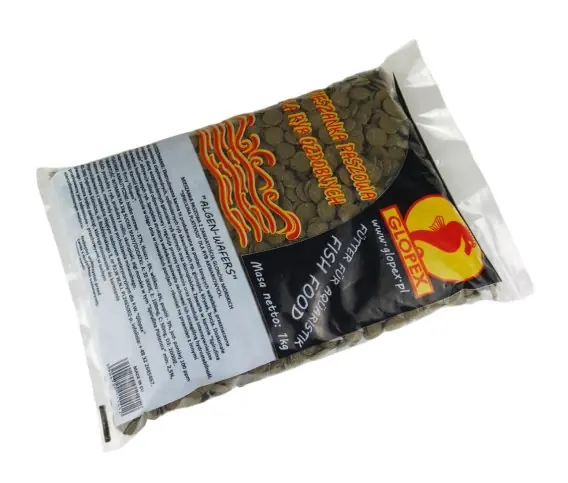 Tani GLOPEX ALGEN WAFERS 1kg karma dla ryb dennych