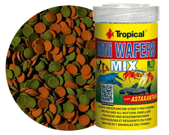 Kup teraz Tropical Mini Wafers Mix 250ml 138g Pokarm dla ryb dennych