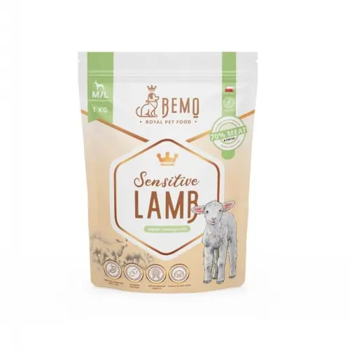 BEMO Sensitive Lamb dla ps贸w 艣rednich i du偶ych 15kg Tylko dziś
