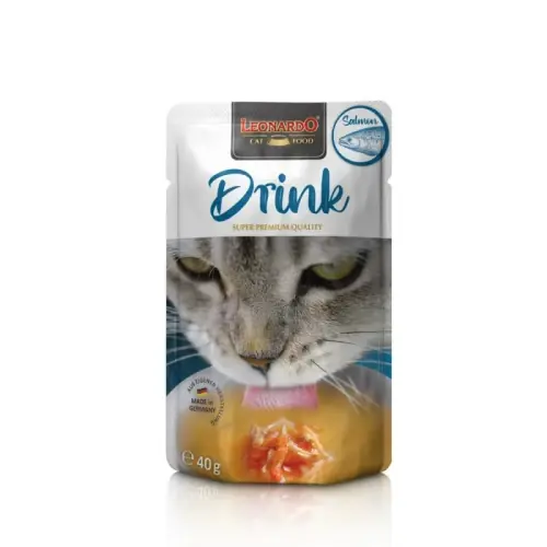 LEONARDO Drink dla kot贸w 艂oso艣 40g Wysoka jakość