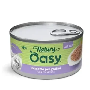 OASY NATURY JELLY Tu艅czyk dla koci膮t 85g Bestseller