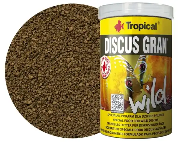 Tropical Discus Gran Wild 1000 ml / 440 g – granulat dla dzikich paletek Wybór klientów