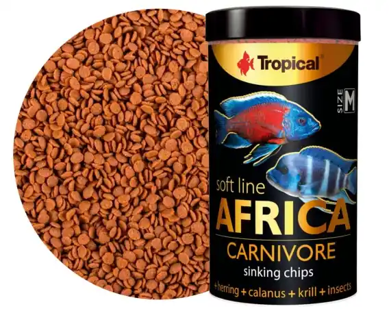 Premium Tropical Soft Line Africa Carnivore M 100 ml/52 g – pokarm w chipsach