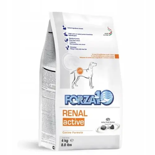 FORZA10 Active Vet Diet Renal - Niewydolno艣膰 Nerek - 4kg Taniej