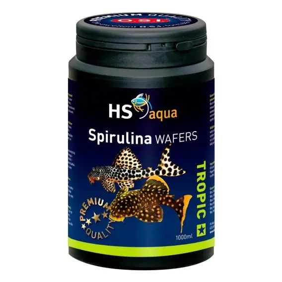 Nowość HS AQUA SPIRULINA WAFERS 1000 ML pokarm dla ryb (0030196)
