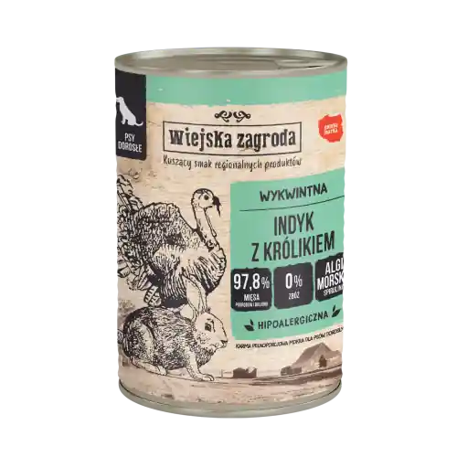 Wiejska Zagroda Indyk z Kr贸likiem 400g Niska cena