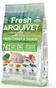 Nie przegap ARQUIVET Fresh P贸艂wilgotna karma Szczeniak Indyk i 艁oso艣 10kg