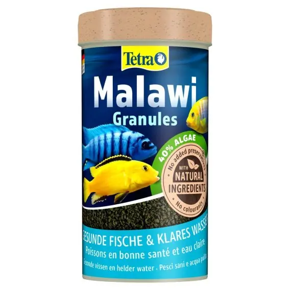 Ograniczona ilość TETRA Malawi Granules 250 ml pokarm z alg dla ryb żywiących się glonami (T271456)