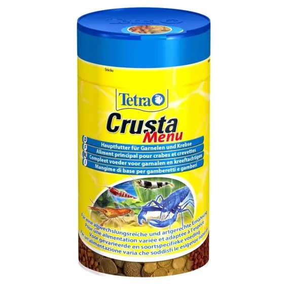 Wysoka jakość TETRA Crusta Menu 100 ml, pokarm podstawowy dla krewetek i krabów (T171794)