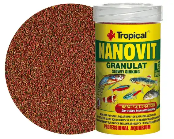 Premium Tropical Nanovit Granulat 100ml 70g Pokarm dla narybku i małych ryb