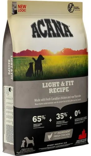 Nie przegap ACANA Heritage Light & Fit Dog 6 kg