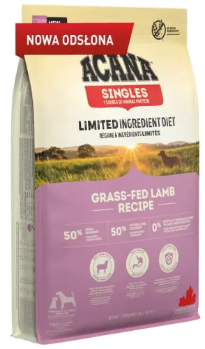 Ekspresowa dostawa ACANA Singles Grass-Fed Lamb 6 kg