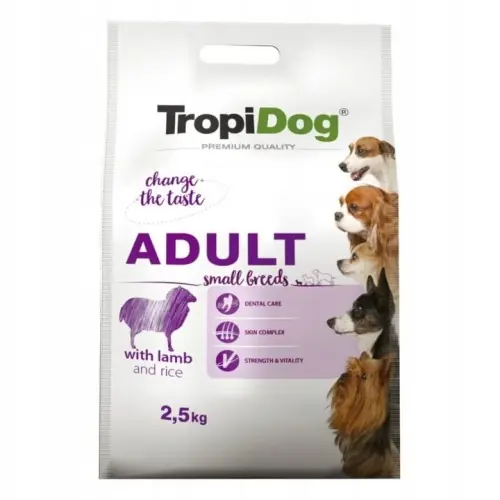 Hit cenowy TROPIDOG Adult Small Jagni臋cina 2,5kg