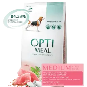 Kup teraz OPTIMEAL Adult Medium Indyk 12 kg