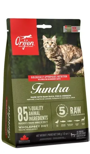 Łatwy zwrot ORIJEN Tundra Cat 340g