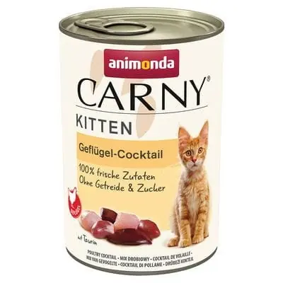 ANIMONDA CARNY Kitten Koktajl drobiowy 400g Ograniczona ilość