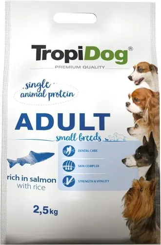 Taniej TROPIDOG Adult Medium & Large 艁oso艣 2,5 kg