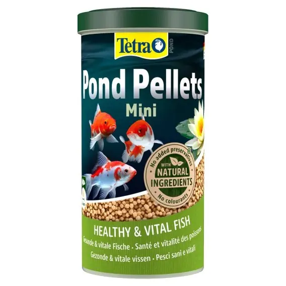 Promocja TETRA Pond Pellets Mini 1L Pokarm dla ryb stawowych w oczku wodnym minigranulki (T151918)