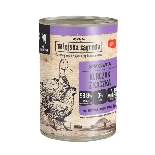 Wiejska Zagroda Kurczak z Kaczk膮 400g Nowość